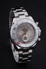 Rolex replica yacht master ll platinum grey dial orologio replica copia 4us547 - immagine 3