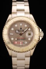 Rolex replica yacht master l classic oro orologio replica copia 4us530 - immagine 4