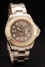 Rolex replica yacht master l classic oro orologio replica copia 4us530 - immagine 3