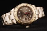Rolex replica yacht master l classic oro orologio replica copia 4us530 - immagine 5