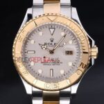 Rolex replica yacht master l classic acciaio oro argentèè dial orologio replica copia 4us533