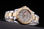 Rolex replica yacht master l classic acciaio oro argentèè dial orologio replica copia 4us533 - immagine 6
