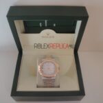 Patek Philippe replica nautilus acciaio rose gold white dial orologio replica copia 4us589