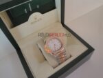 Patek Philippe replica nautilus acciaio rose gold white dial orologio replica copia 4us589 - immagine 3