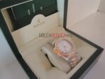 Patek Philippe replica nautilus acciaio rose gold white dial orologio replica copia 4us589 - immagine 6