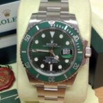 Rolex replica submariner hulk ceramichon ghiera verde orologio replica copia imitazione 4us628