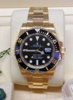 Rolex replica submariner oro black dial orologio replica copia imitazione 4us595