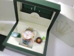 Rolex replica daytona acciaio oro white dial orologio replica copia imitazione 4us705 - immagine 3