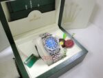 Rolex replica datejust acciaio d-blue jubilèè orologio replica copia imitazione 4us706 - immagine 3