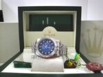 Rolex replica datejust acciaio d-blue jubilèè orologio replica copia imitazione 4us706 - immagine 7