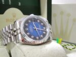 Rolex replica datejust acciaio d-blue jubilèè orologio replica copia imitazione 4us706 - immagine 5