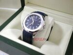 Patek Philippe replica aquanaut acciaio blue dial strip rubber orologio replica copia 4us627 - immagine 4