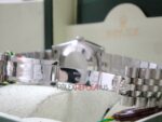 Rolex replica datejust acciaio black dial barrette jubilèè orologcio replica copia imitazione 4us629 - immagine 20