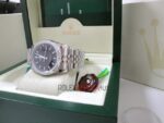 Rolex replica datejust acciaio black dial barrette jubilèè orologcio replica copia imitazione 4us629 - immagine 8