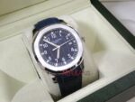 Patek Philippe replica aquanaut acciaio blue dial strip rubber orologio replica copia 4us627 - immagine 3