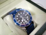 Tudor replica selfwinding cinturino pelle edition blue orologio replica copia 4us630 - immagine 4