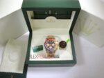 Rolex replica daytona oro giallo rainbow rubini bezel orologio replica copia imitazione 4us633