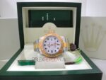 Rolex replica yacht master l acciaio oro white dial orologio replica copia 4us701 - immagine 6
