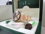 Rolex replica daytona vintage paul newman 6263 oro giallo  black dial orologio replica copia 4us632 - immagine 9