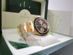 Rolex replica daytona vintage paul newman 6263 oro giallo  black dial orologio replica copia 4us632 - immagine 6