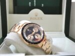 Rolex replica daytona vintage paul newman oro giallo black dial orologio replica copia 4us626 - immagine 8