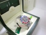 Rolex replica GMT master II rosso blu classic orologio replica copia imitazione 4us703 - immagine 5