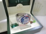 Rolex replica GMT master II rosso blu classic orologio replica copia imitazione 4us703 - immagine 7