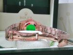 Rolex replica daydate rose gold white roman orologio replica copia imitazione 4us631 - immagine 9