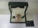 Rolex replica daytona oro giallo black dial panda orologio replica copia imitazione 4us469 - immagine 5