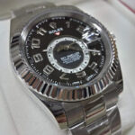 Rolex replica sky dweller acciaio black dial orologio replica copia imitazione 4us524