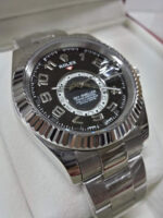 Rolex replica sky dweller acciaio black dial orologio replica copia imitazione 4us524