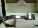 Rolex replica daydate acciaio chocolate strip leather orologio replica copia imitazione 4us718 - immagine 10