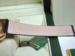 Rolex replica daydate rose gold argentèè dial strip leather orologio replica copia imitazione 4us720 - immagine 11