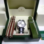 Rolex replica datejust acciaio argentèè barrette cordura orologio replica copia imitazione 4us721