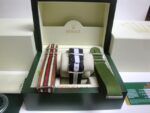 Rolex replica datejust acciaio argentèè barrette cordura orologio replica copia imitazione 4us721 - immagine 7