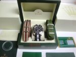 Rolex replica submariner nero ceramichon cordura orologio replica copia imitazione 4us722 - immagine 3