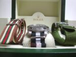 Rolex replica submariner nero ceramichon cordura orologio replica copia imitazione 4us722 - immagine 7