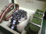 Rolex replica submariner nero ceramichon cordura orologio replica copia imitazione 4us722 - immagine 12