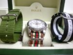 Rolex replica datejust acciaio cordura by gucci orologio replica copia imitazione 4us725 - immagine 6