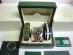 Rolex replica GMT master II acciaio oro ceramichon cordura by gucci orologio replica copia imitazione 4us726 - immagine 3