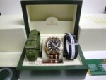 Rolex replica GMT master II acciaio oro ceramichon cordura by gucci orologio replica copia imitazione 4us726 - immagine 8