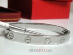 Cartier replica gioiello bracciale love oro bianco imitazione replica - immagine 8