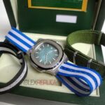 Patek Philippe replica nautilus acciaio blue dial cordura orologio replica copia 4us728