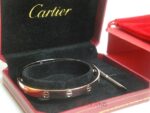 Cartier replica gioiello bracciale love oro rosa imitazione replica - immagine 4