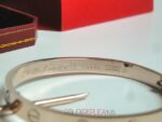 Cartier replica gioiello bracciale love oro rosa imitazione replica - immagine 7