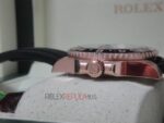 Rolex replica GMT master II rose gold strip rubber orologio replica copia imitazione 4us710 - immagine 14