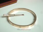 Cartier replica gioiello bracciale love oro rosa imitazione replica - immagine 9
