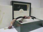 Rolex replica GMT master II rose gold strip rubber orologio replica copia imitazione 4us710 - immagine 12