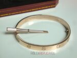 Cartier replica gioiello bracciale love oro rosa imitazione replica - immagine 5