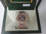 Patek Philippe replica nautilus rose gold moon phase orologio replica copia 4us711